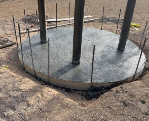 Artwork Foundation Construction Project